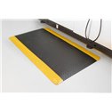 Mata antyzmęczeniowa Deckplate Safety Czarna/Żółte krawędzie 0.9m x mb.