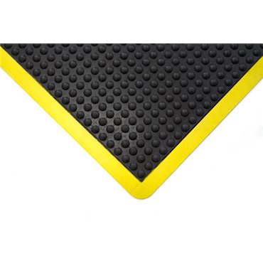 Mata antyzmęczeniowa Bubblemat  Czarna/Żółte krawędzie 0.9m x 1.2m - moduł środkowy