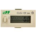 Licznik czasu pracy 4-30V DC 6 znaków cyfrowy tablicowy 48x24mm CLG-13T 24V-119233