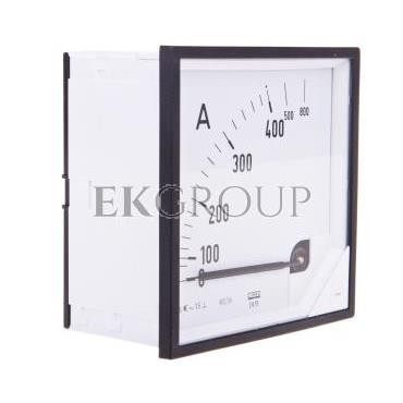 Amperomierz analogowy tablicowy 400/800A do przekładnika 400/5A 96x96mm IP50 C3 K=90 st. EA19N F42100000000-118786