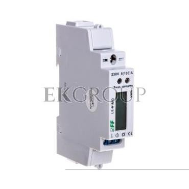 Licznik energii elektrycznej 1-fazowy 100A 230V z wyświetlaczem LCD RS485 rejestracja parametrów sieci LE-01MQ-119131
