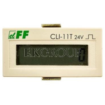 Licznik impulsów 4-30V DC 8 znaków cyfrowy tablicowy 48x24mm CLI-11T 24V-119197