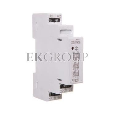 Przekaźnik elektromagnetyczny 12V AC/DC 2x8A PEM-02/012 EXT10000095-134403