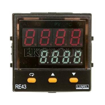 Programowalny regulator zasilanie 90-264V AC wejście uniwersalne wyjście 1 przekaźnik 2A wyjście 2/alarm 2 przekaźnikowe alarm 1